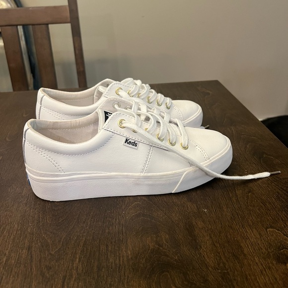 Keds white lace up sneaker - Picture 1 of 4